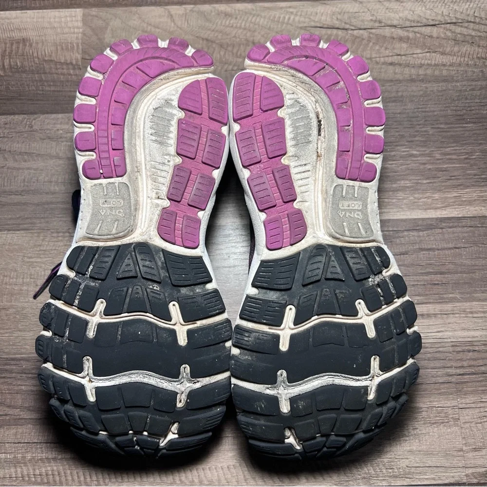 Brooks Ghost 12 Womens Size 10.5 Purple Black Running Shoes Sneakers 1203051B063 - Picture 5 of 6